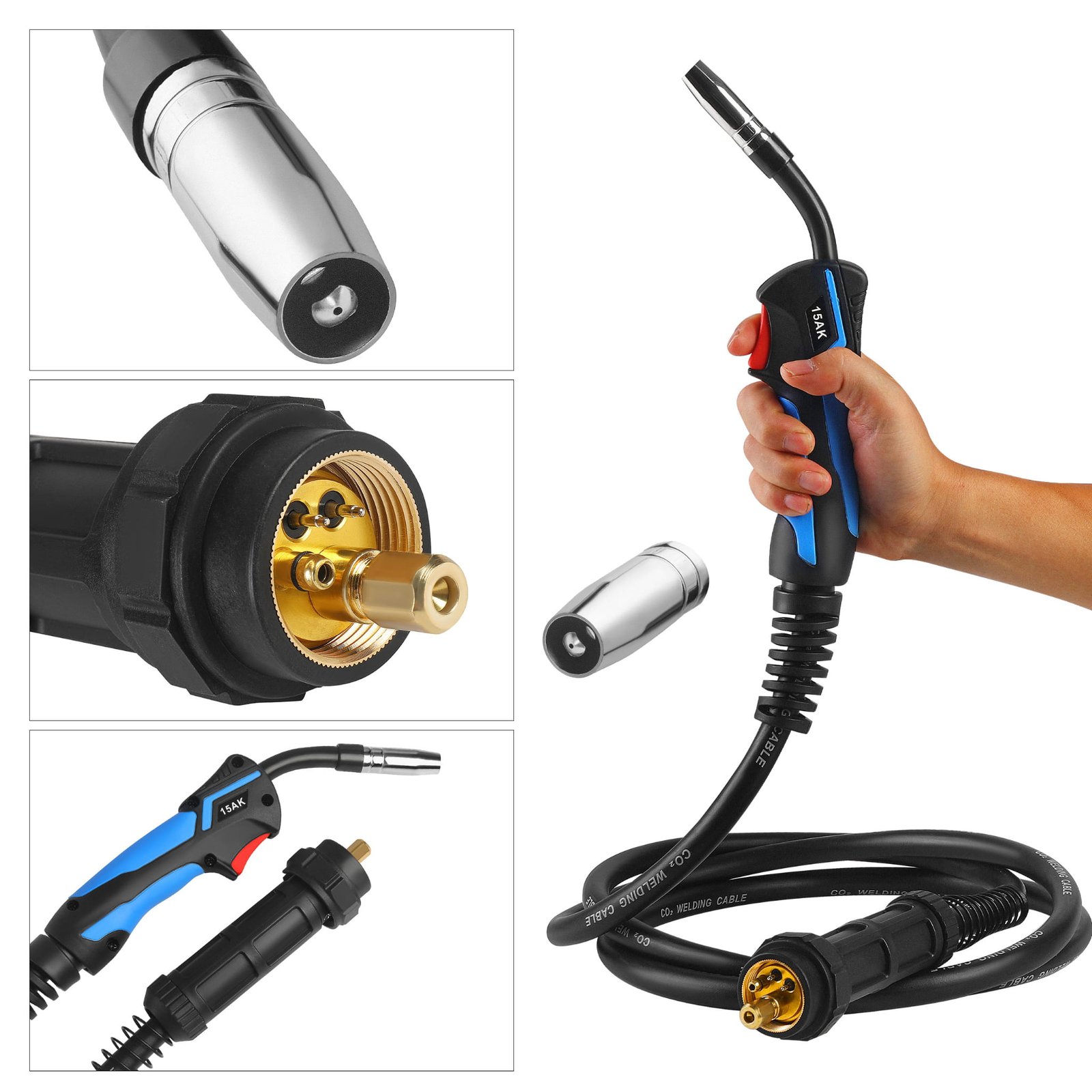 Inverterinis suvirinimo aparatas MIG/Flux/MMA/TIG Lift su sinergija KD3434 nuotrauka 11