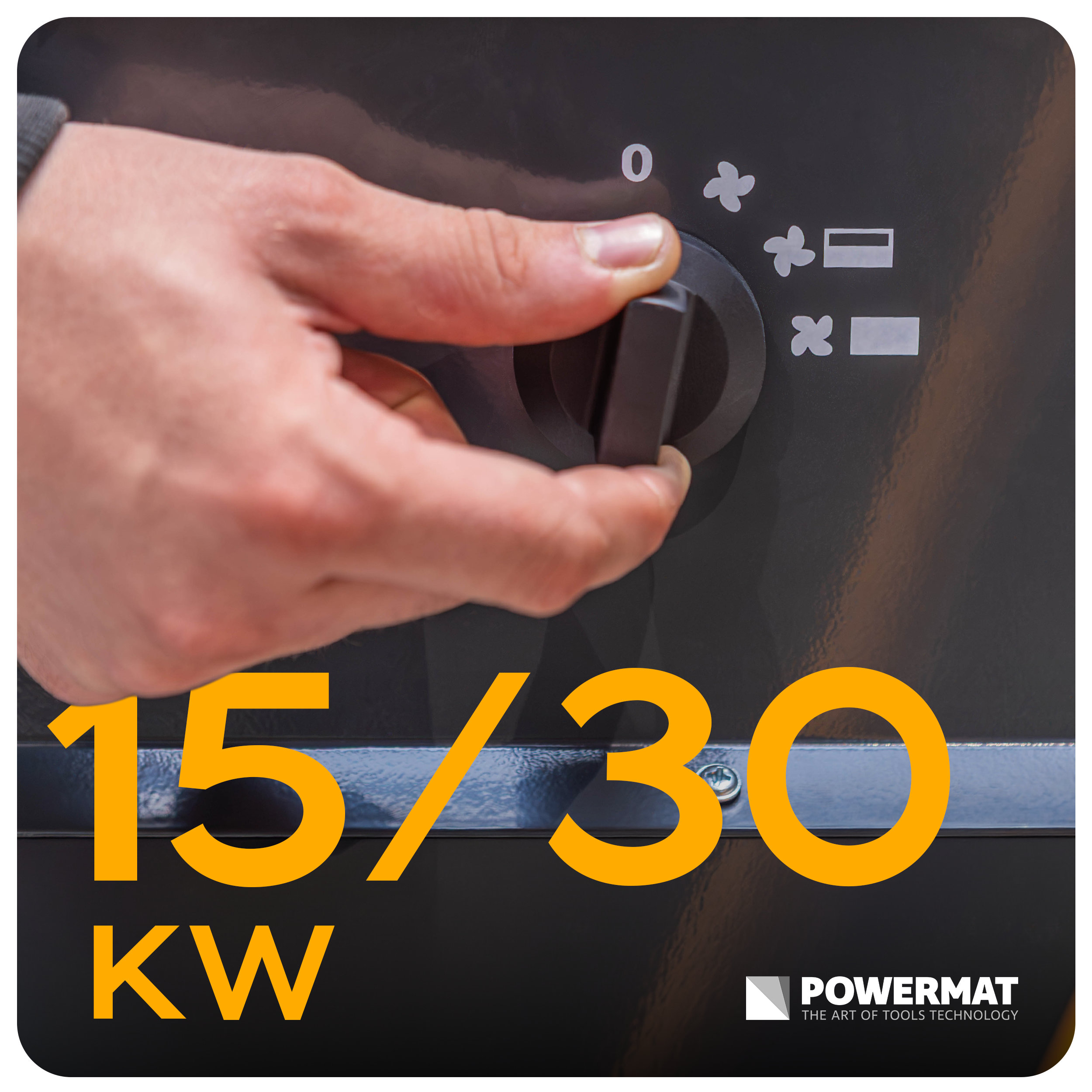 Elektrinis šildytuvas 30 kW, 400 V Powermat PM-NAG-30EN nuotrauka 10