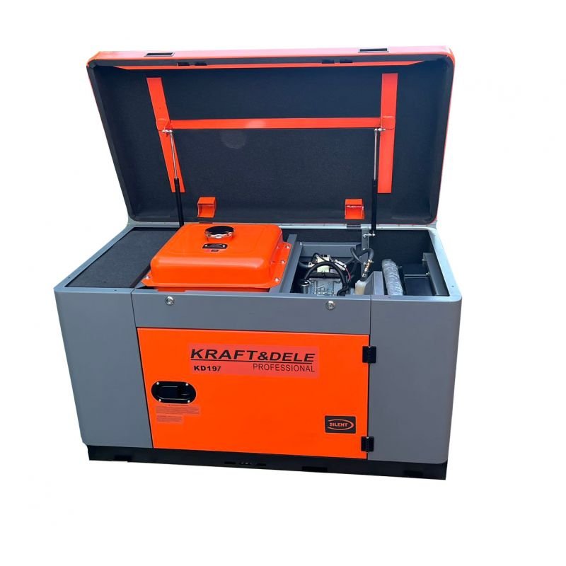 KRAFT&DELE KD197 dyzelinis generatorius, vienfazis 12/13 kW nuotrauka 3