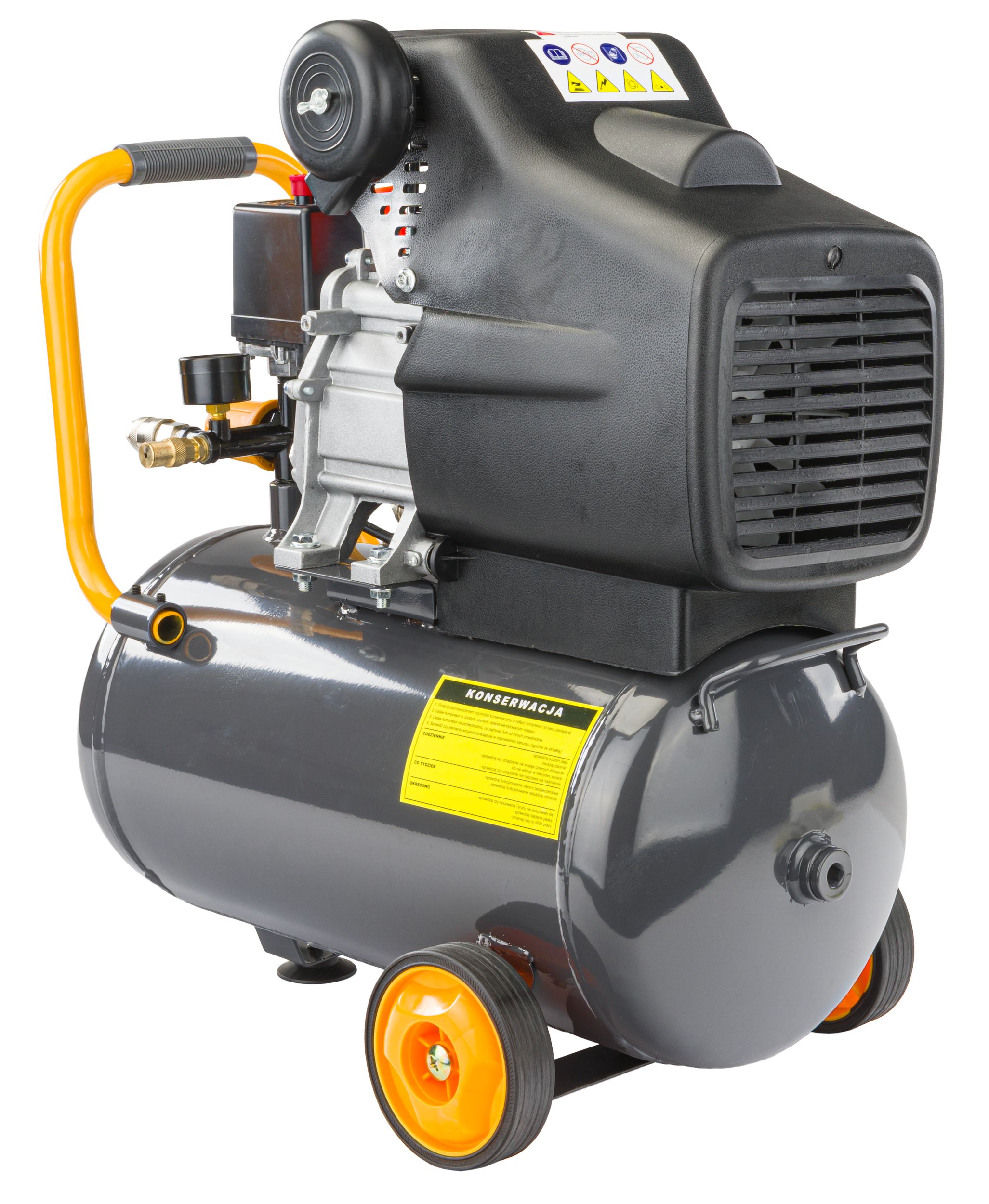 POWERMAT PM-KO-24T alyvinis oro kompresorius, 24 l nuotrauka 3