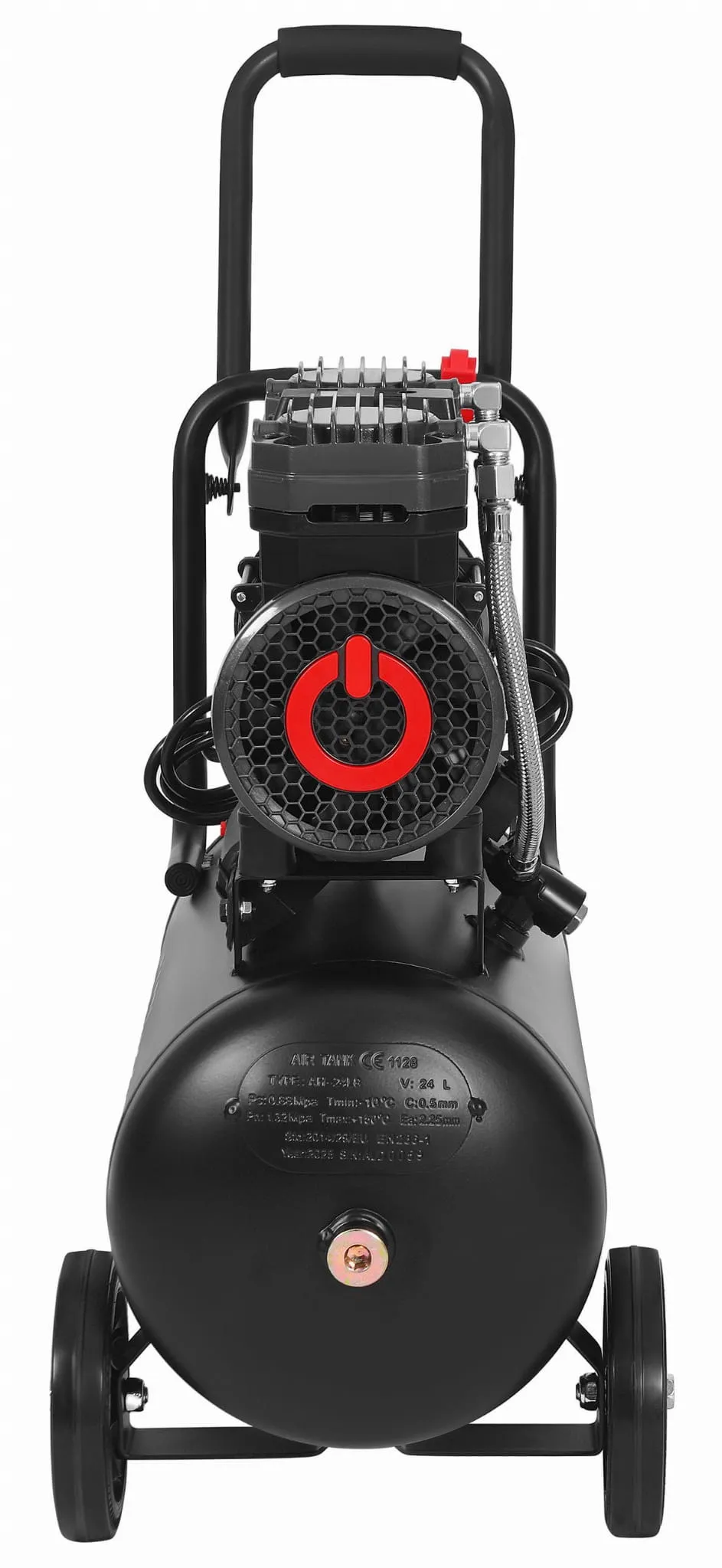 Kraft&Dele KD4081 betepalinis oro kompresorius, 24 l, 1450 W — nuotrauka