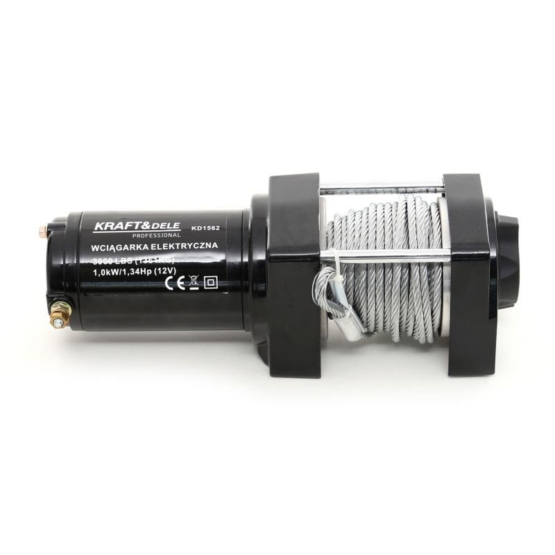 KRAFT&DELE KD1562 12 V elektrinė gervė 3000 lb (1361 kg) — nuotrauka