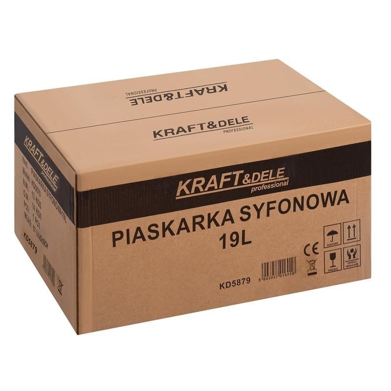 Kraft&Dele KD5879 sifoninė smėliapūtė, 19 l nuotrauka 12