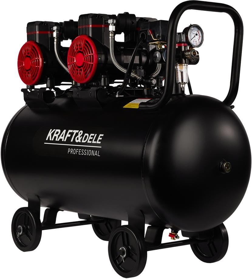 KRAFT&DELE KD1392 betepalinis oro kompresorius, 100 l, 2 × 1500 W