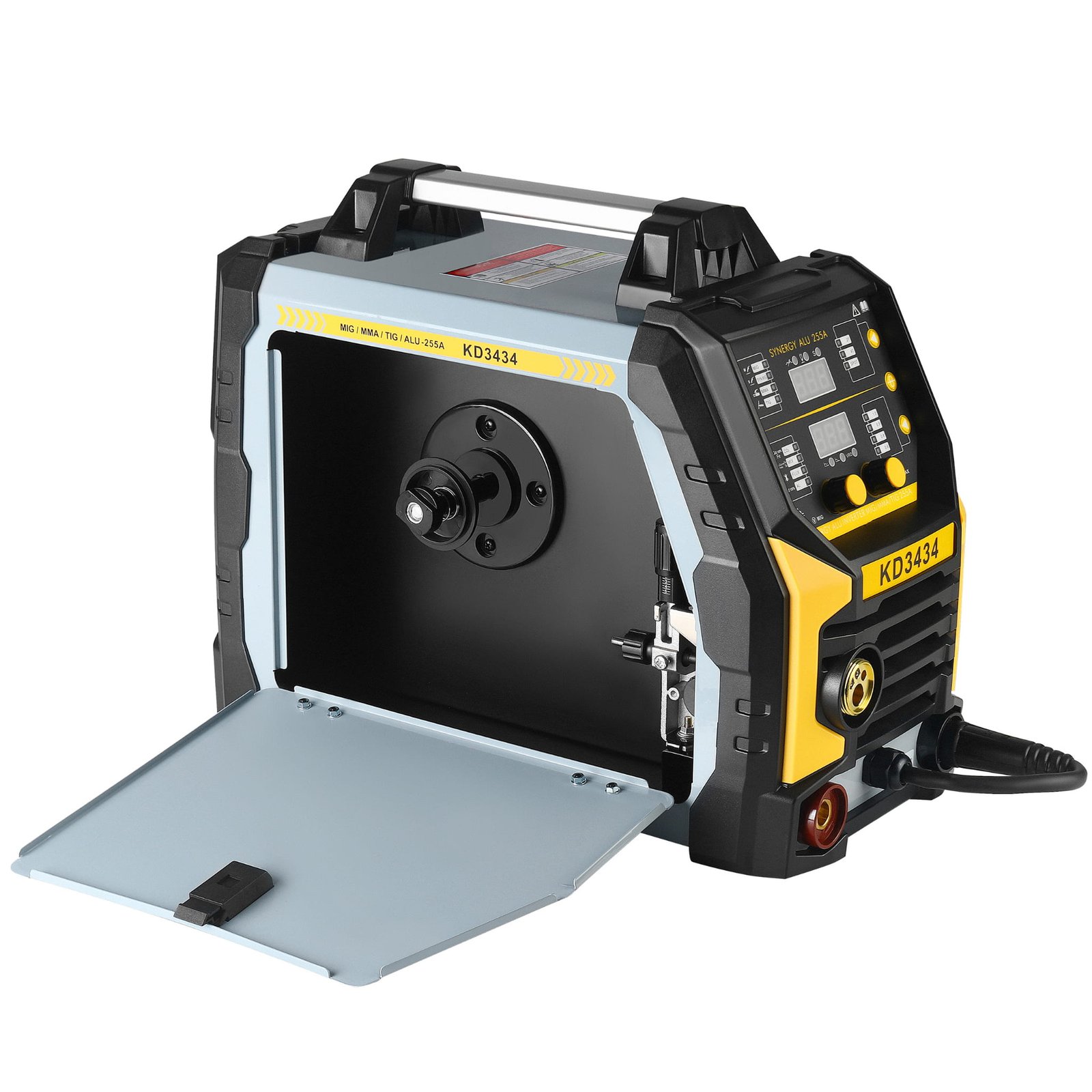 Inverterinis suvirinimo aparatas MIG/Flux/MMA/TIG Lift su sinergija KD3434 nuotrauka 5