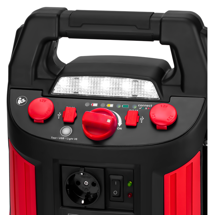 Kraft&Dele KD5347 užvedimo stotelė, 12 V, 26 Ah, 1200/700 A nuotrauka 8