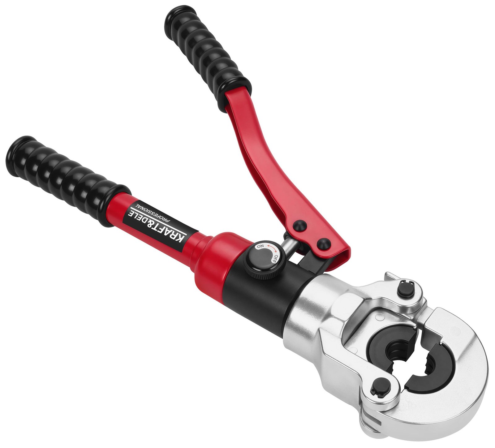 Kraft&Dele KD5678 hidraulinės PEX presavimo replės, 12 t, 16–32 mm nuotrauka 4