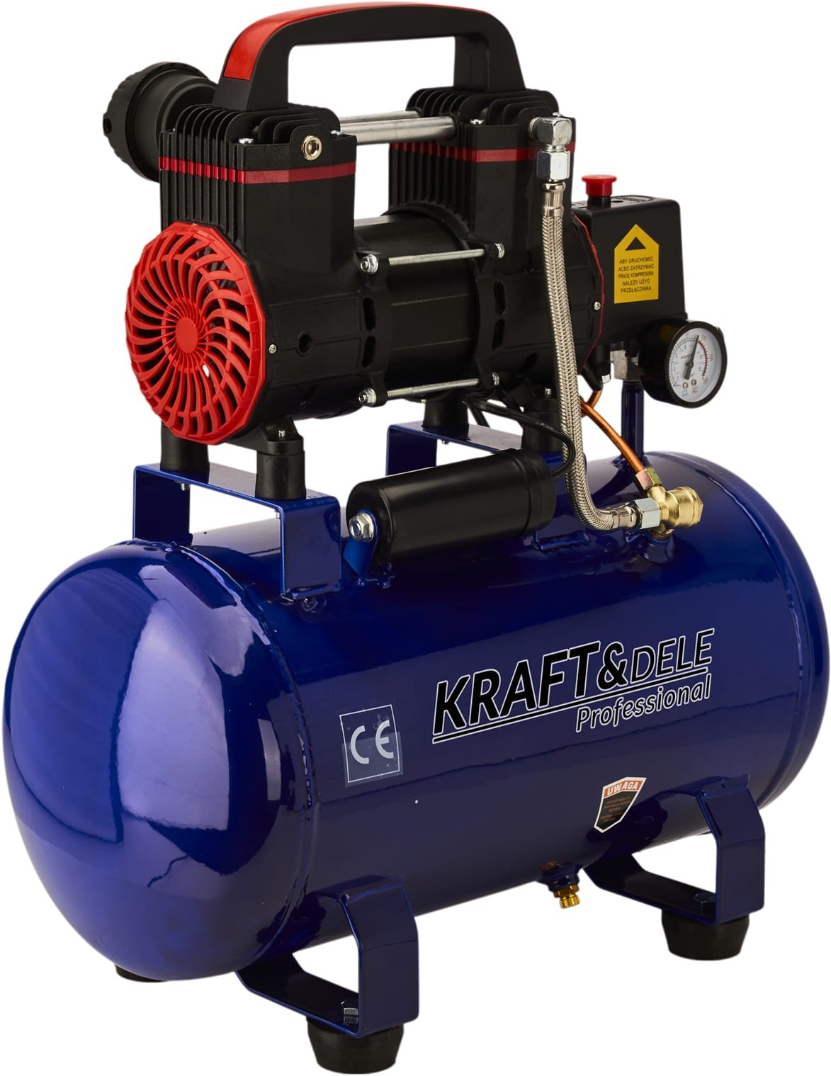 Kraft&Dele KD2128 bealyvinis oro kompresorius 24 l, 1390 W, 220 l/min nuotrauka 3