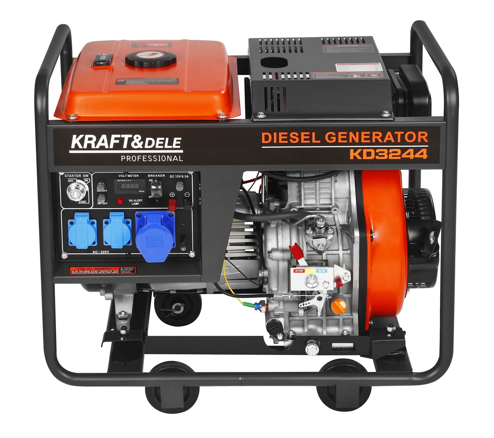 Dyzelinis generatorius 7 kW, 230 V, 32 A KD3244 nuotrauka 5