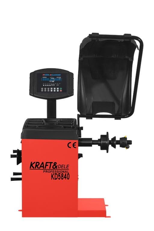 KRAFT&DELE KD5840 ratų balansavimo staklės, pusiau automatinės, su lazerio žymekliu, 230 V nuotrauka 10