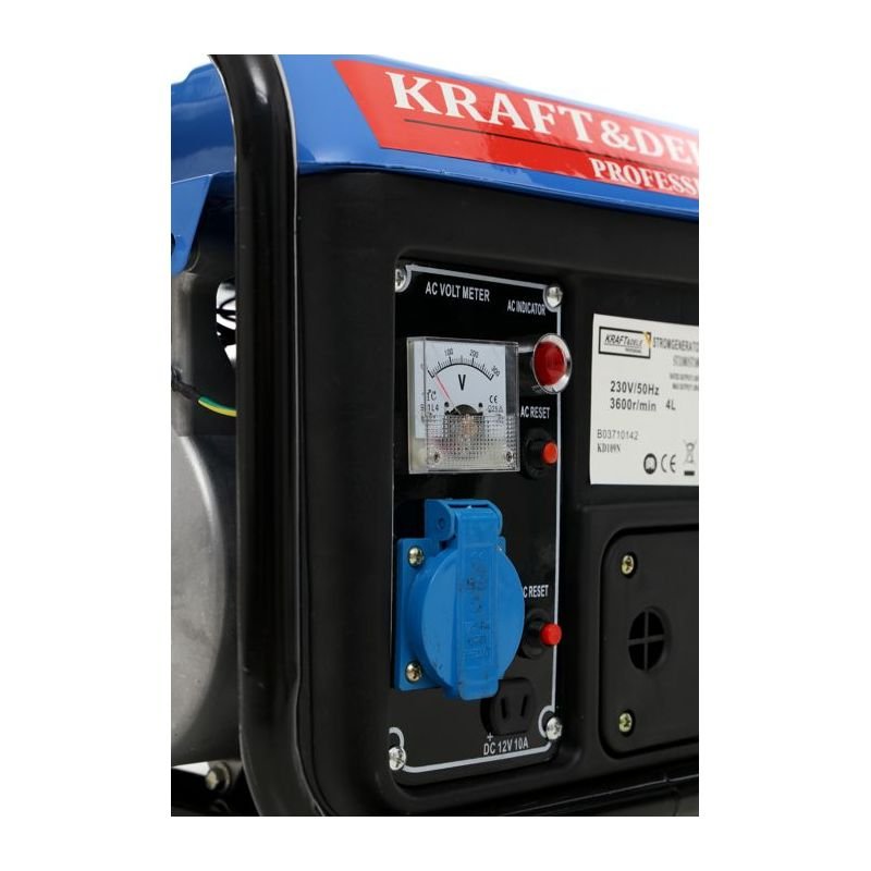 Benzininis generatorius KRAFT&DELE KD109N (1,2 kW, vienfazis, dvitaktis) nuotrauka 9