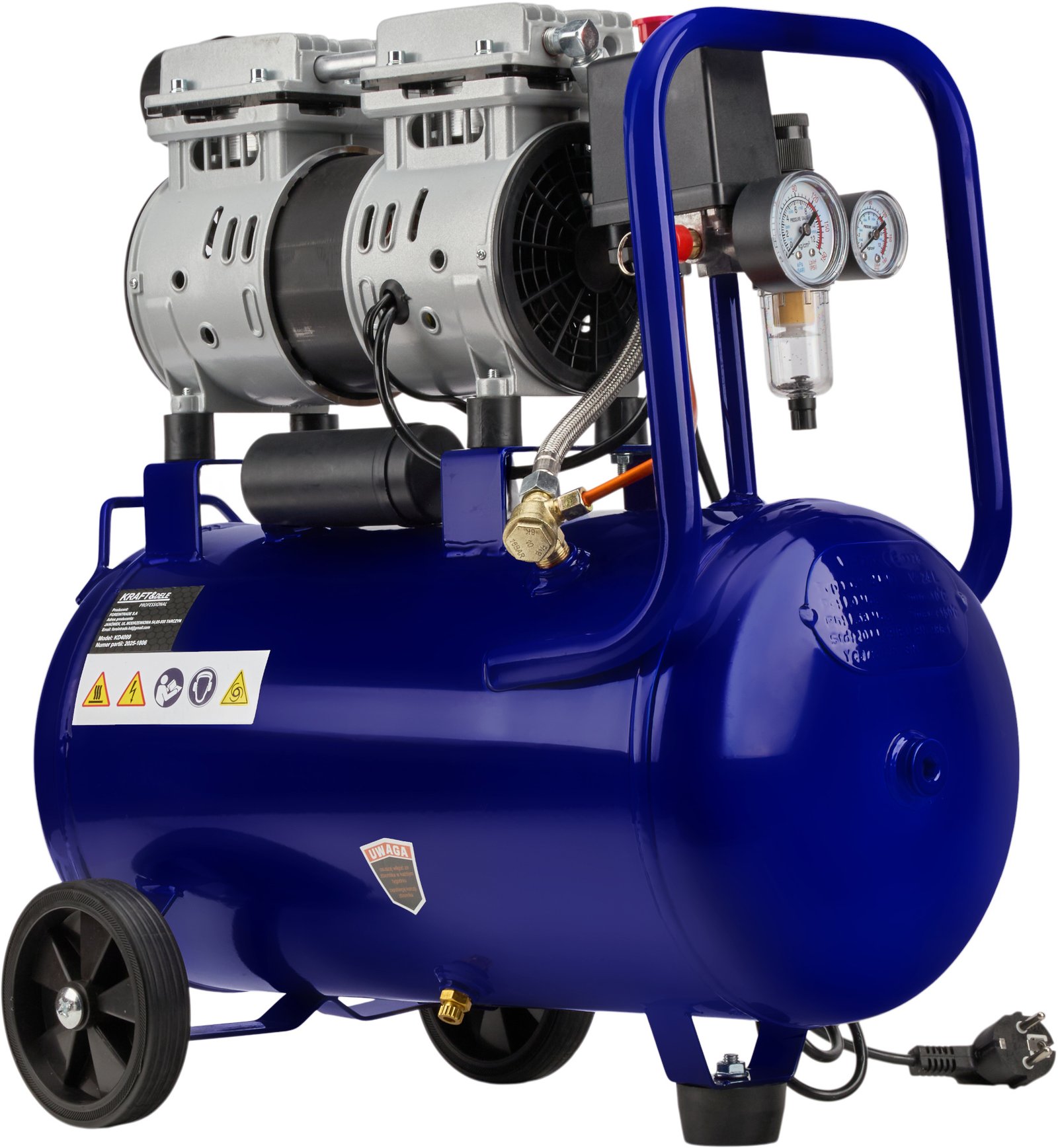 Betepalinis oro kompresorius KD4099, 24 l, 1200 W, 220 l/min nuotrauka 6
