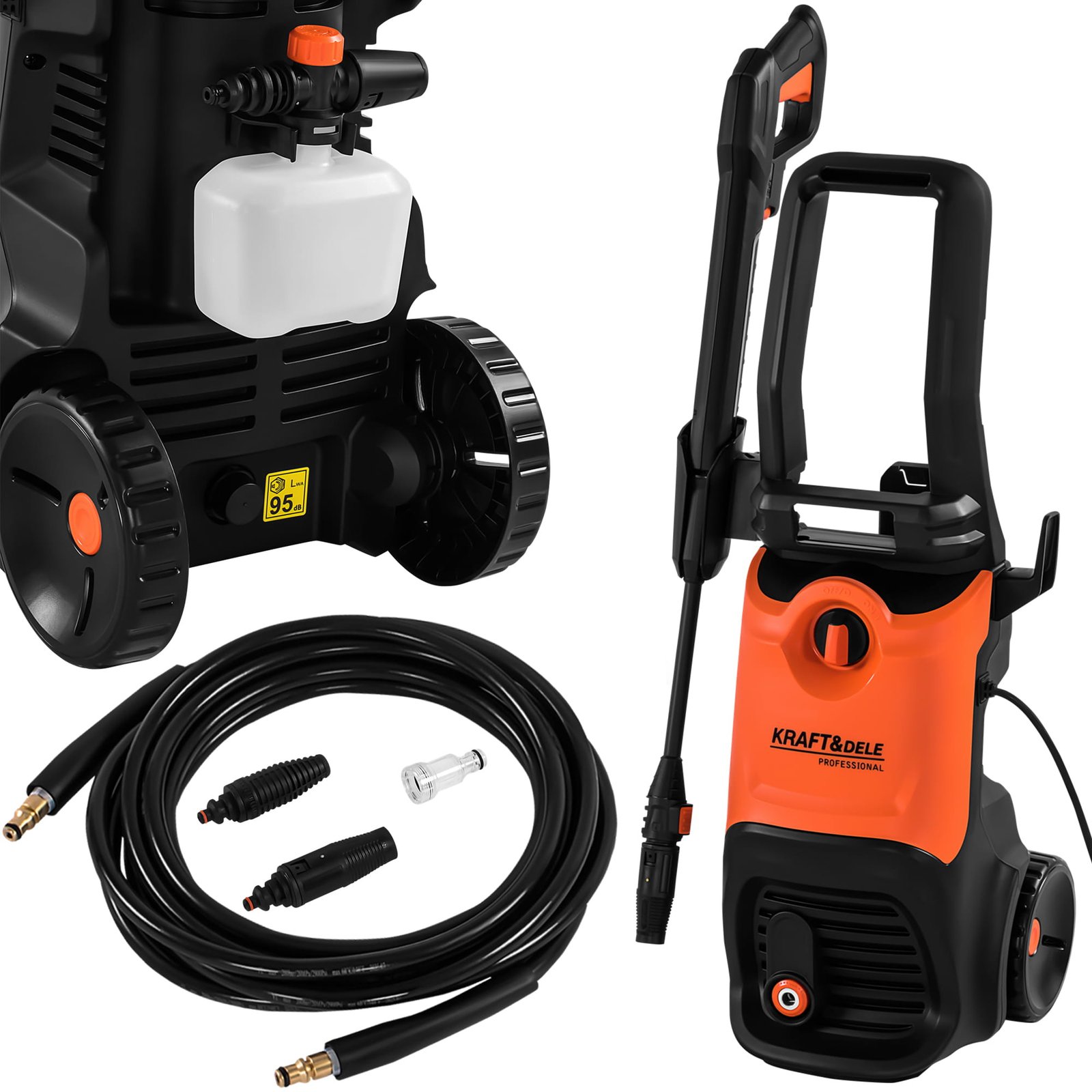 Kraft&Dele KD5381 aukšto slėgio plovimo įrenginys nuotrauka 3