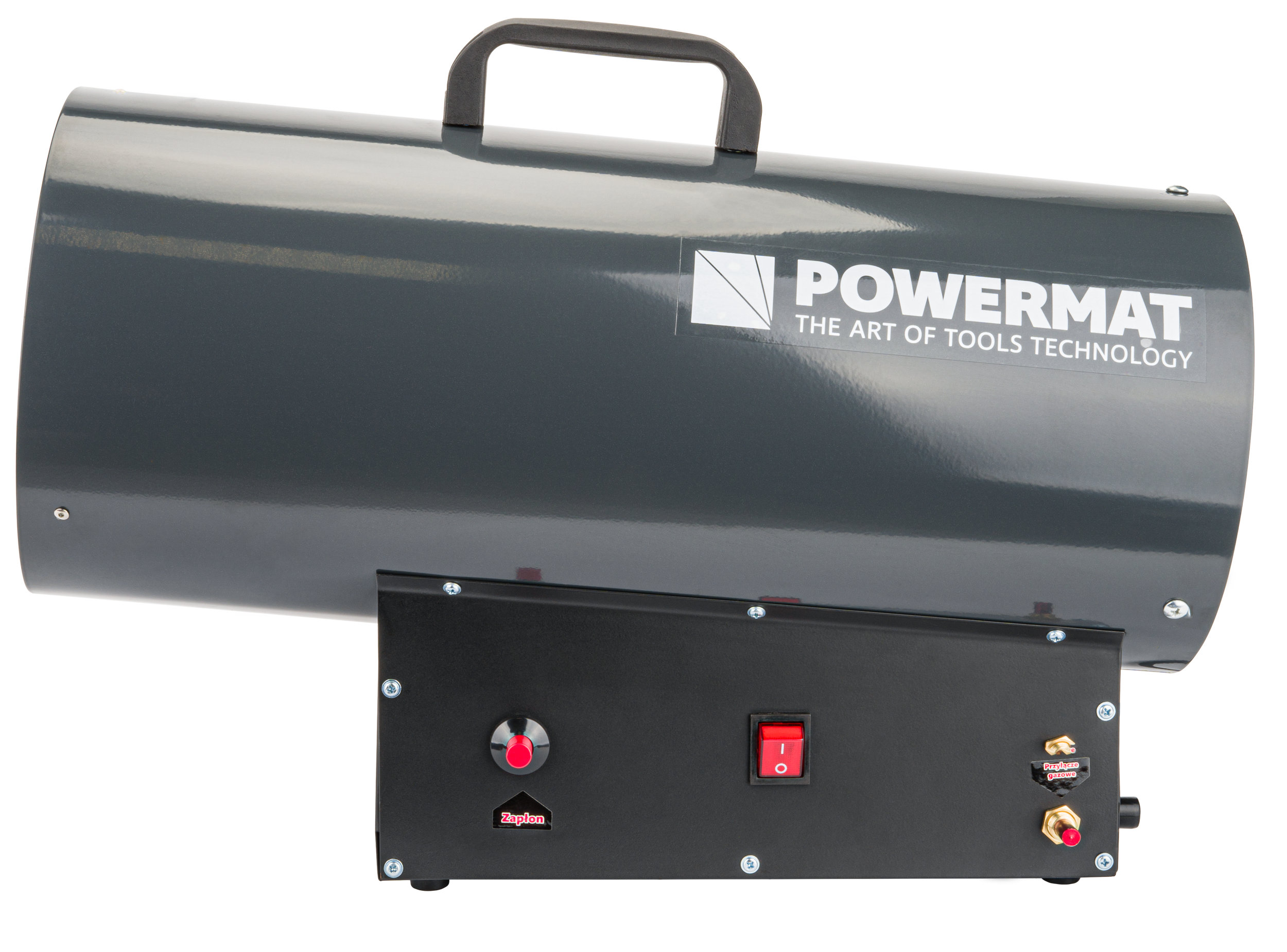 Powermat PM-NAG-45GN dujinis karšto oro šildytuvas 45 kW (komplekte reduktorius ir žarna) — nuotrauka