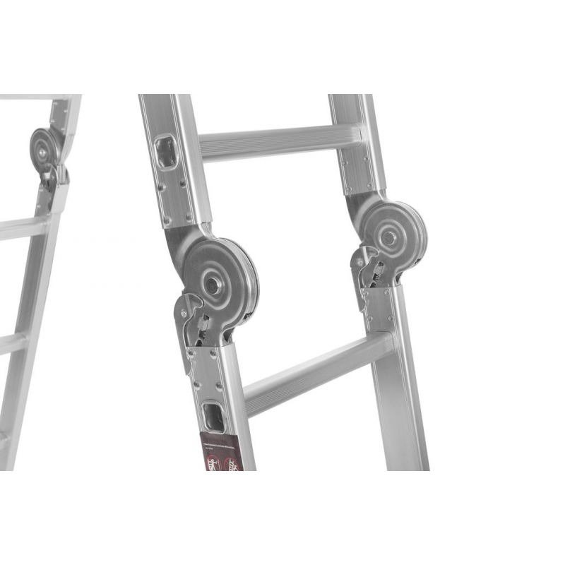 Kopėčios su platforma 4×4, 460 cm KD4071 nuotrauka 5