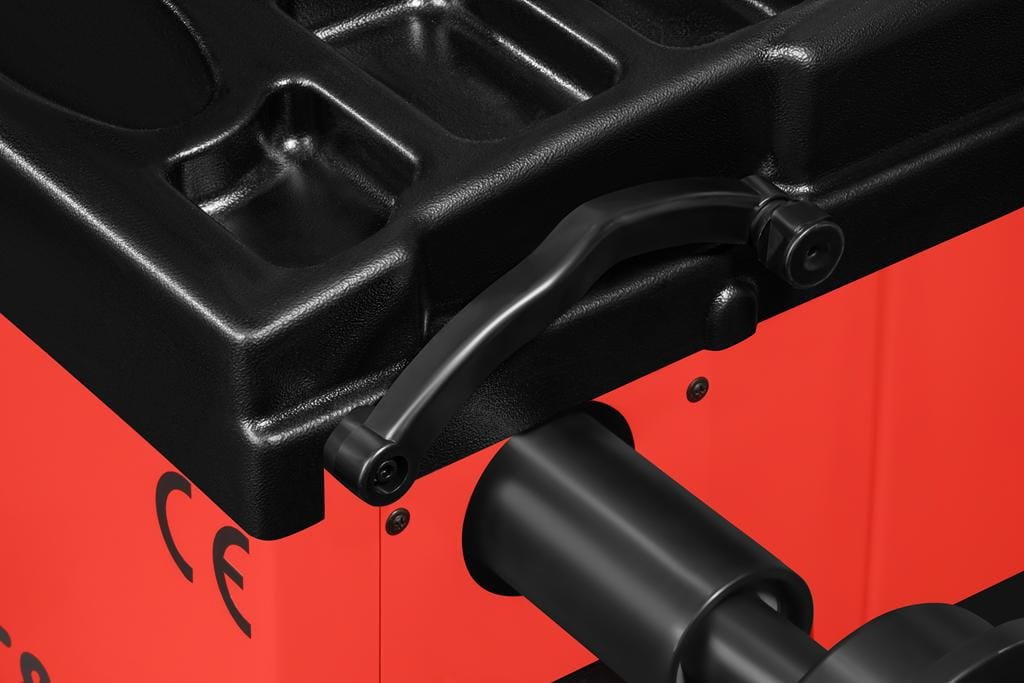KRAFT&DELE KD5840 ratų balansavimo staklės, pusiau automatinės, su lazerio žymekliu, 230 V nuotrauka 5