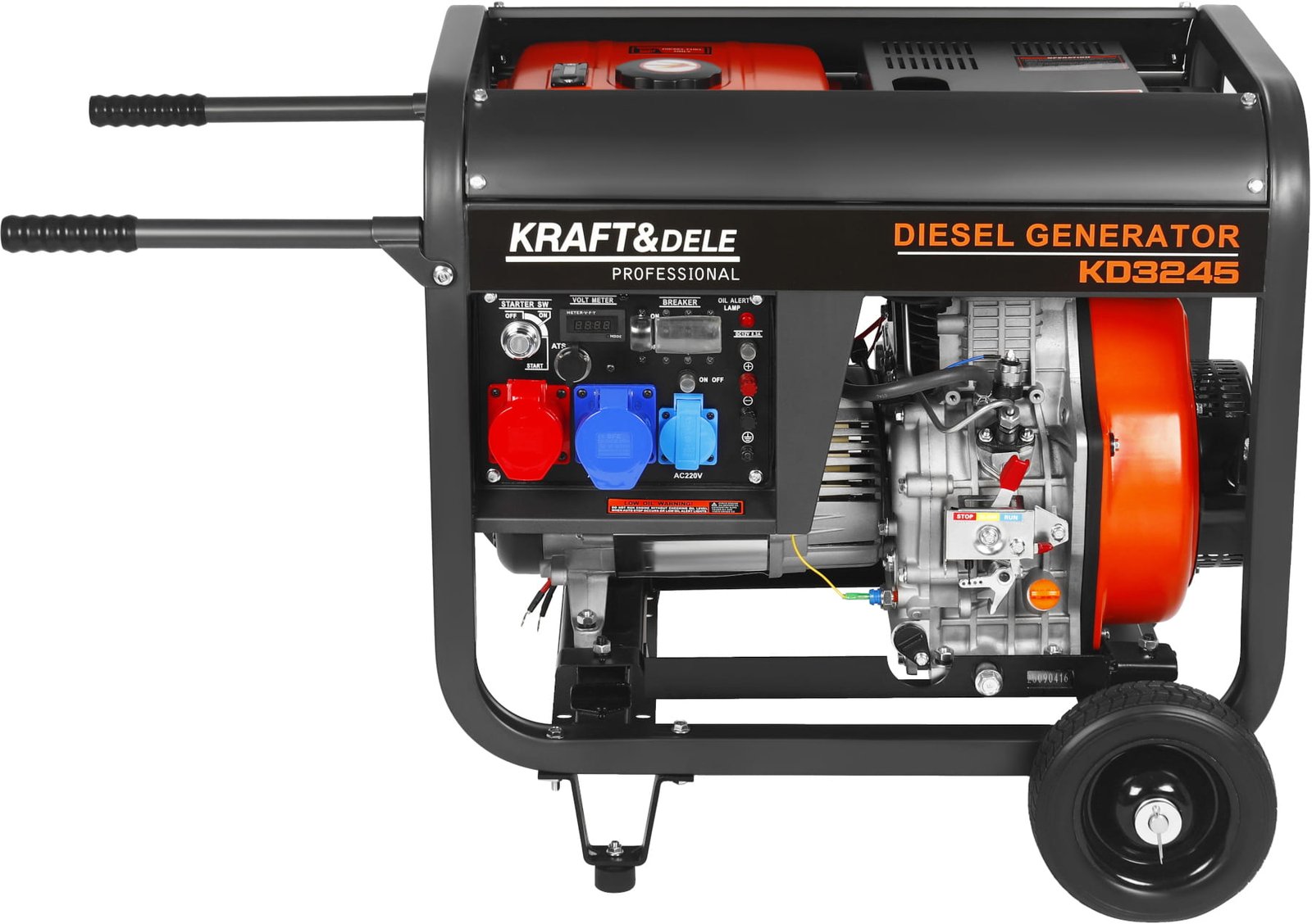 KRAFT&DELE KD3245 dyzelinis generatorius, 8 kW, 230/400 V nuotrauka 4