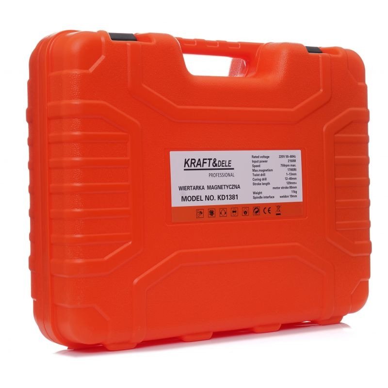 Kraft&Dele KD1381 magnetinės gręžimo staklės, 2150 W, 1700 N, 13 mm nuotrauka 5