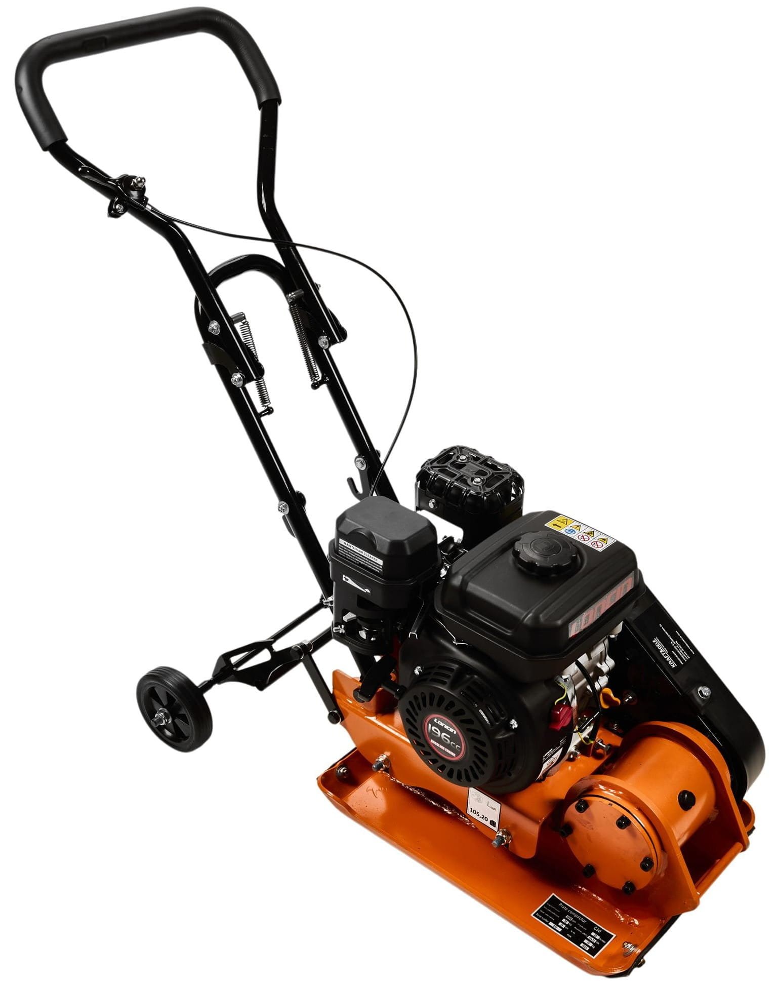 Vibroplokštė Kraft&Dele KD1197, Loncin 7 AG, 60 kg, su guminiu kilimėliu nuotrauka 5