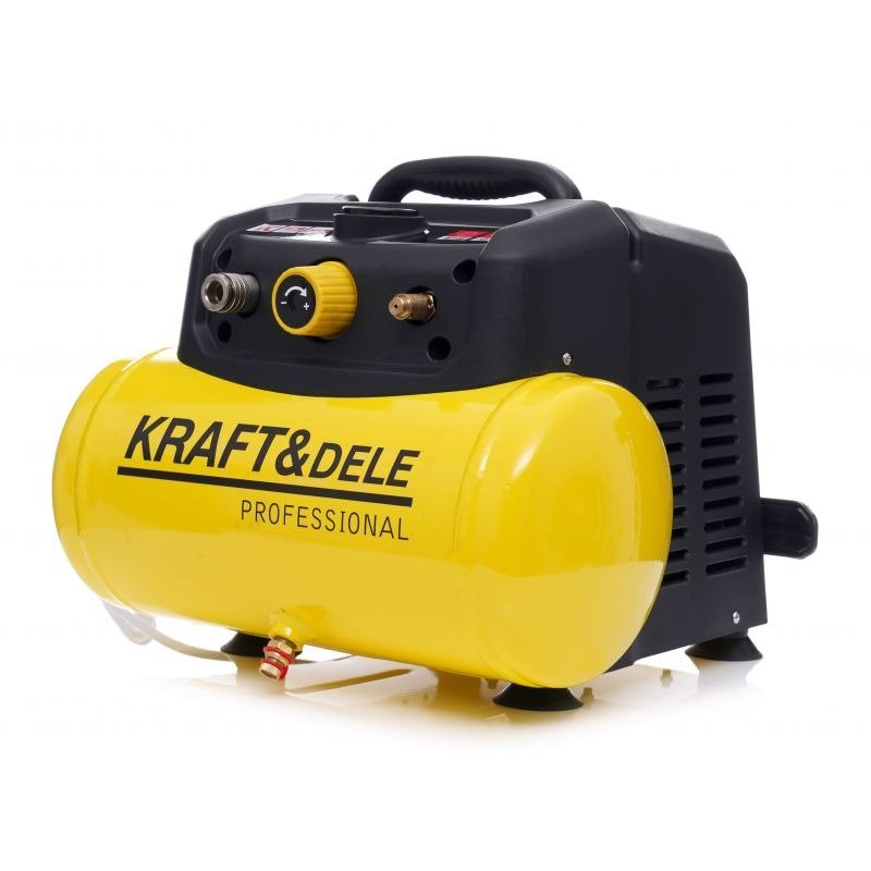 KRAFT&DELE KD1415 betepalinis oro kompresorius, 6 l, 8 bar nuotrauka 4