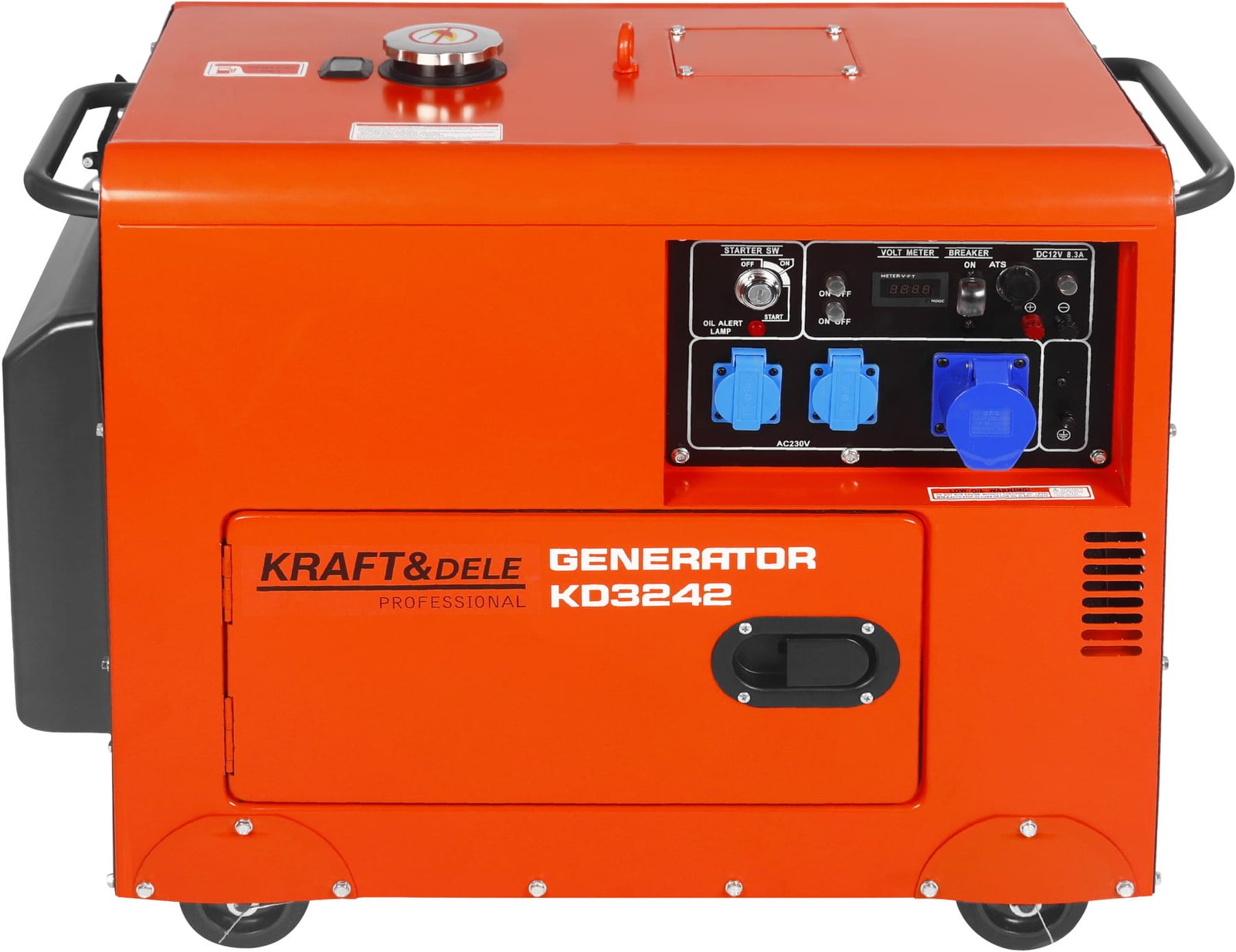 Kraft&Dele KD3242 dyzelinis elektros generatorius su ATS, 230 V nuotrauka 4