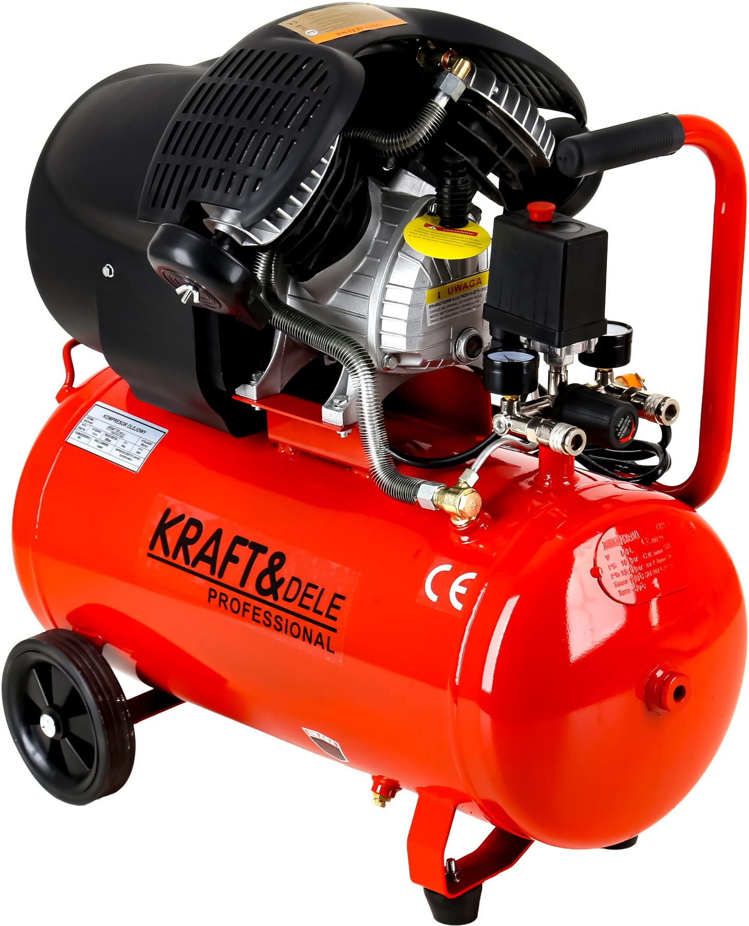 Kraft&Dele KD1484 oro kompresorius, 50 l, 2 cilindrų