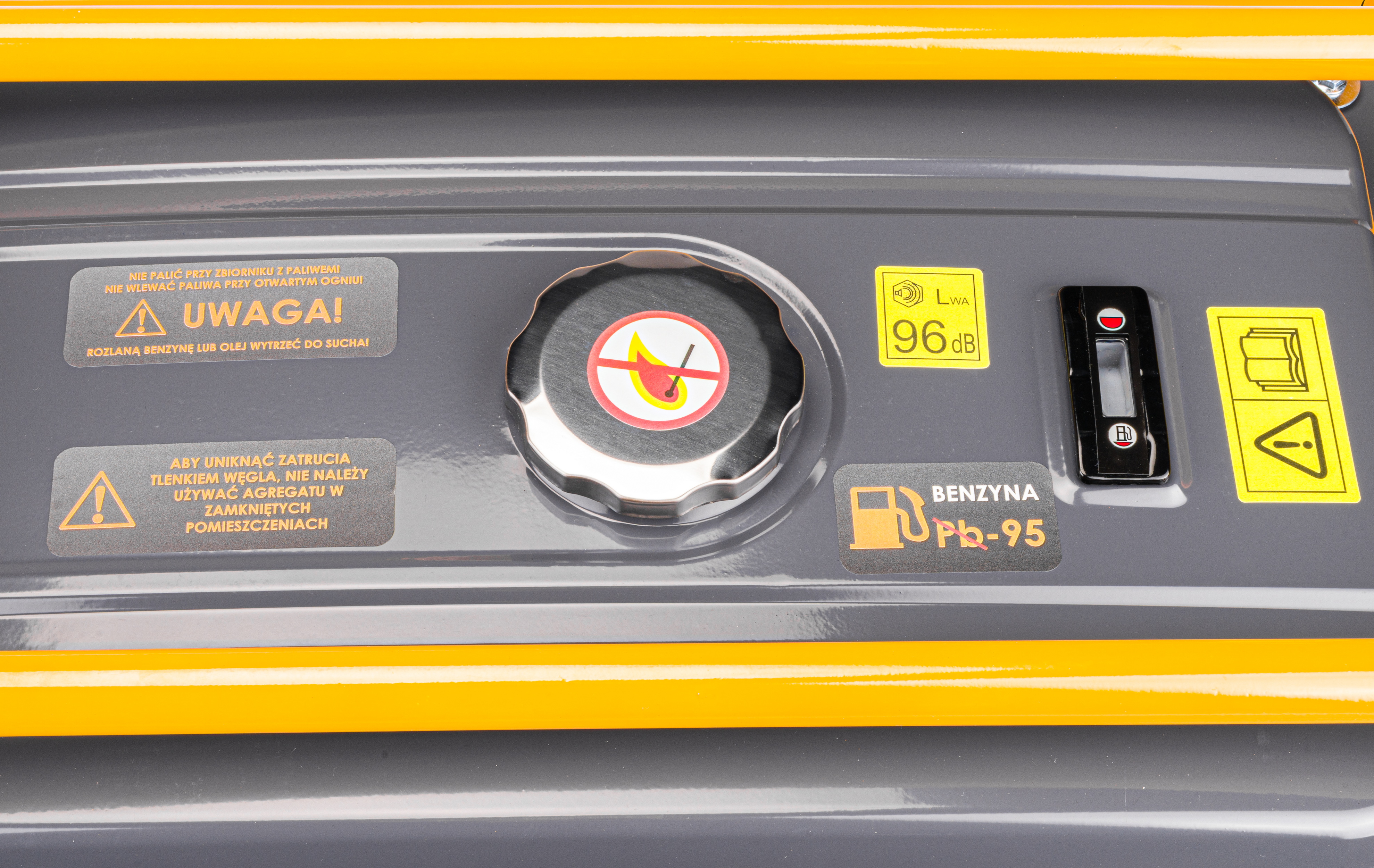 Benzininis generatorius Powermat PM-AGR-3000M2KE, 3000 W (elektrinis starteris) nuotrauka 4
