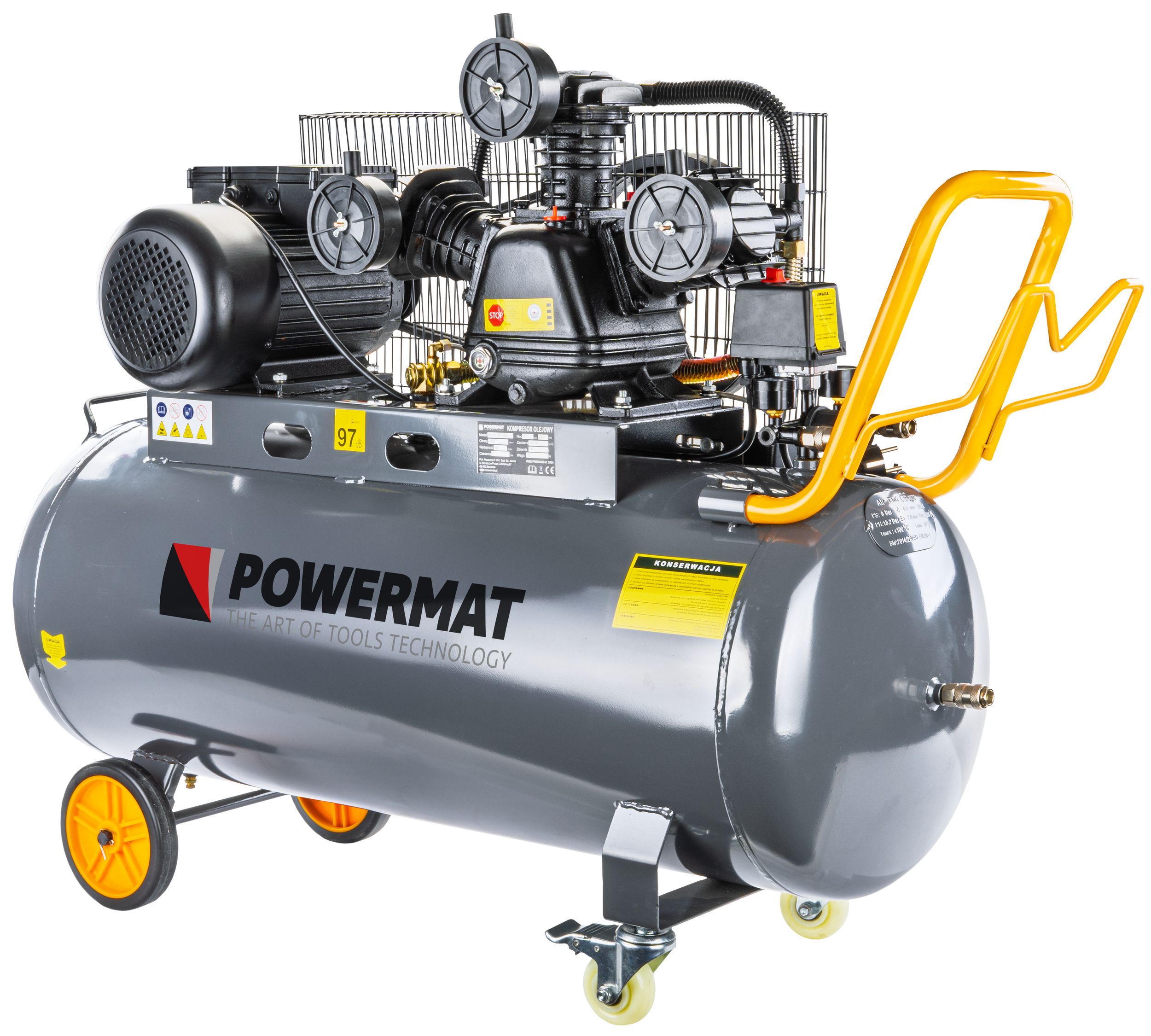 Alyvinis oro kompresorius Powermat PM-KO-150T-230V