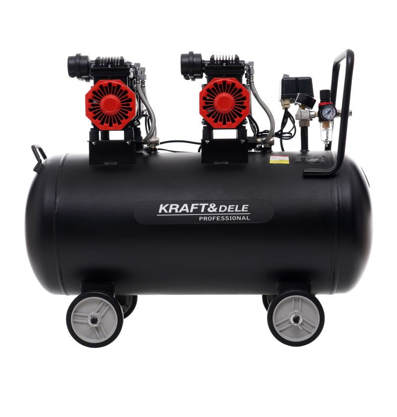 Betepalinis oro kompresorius 100 l, 2 x 1500 W (KD1387) — nuotrauka