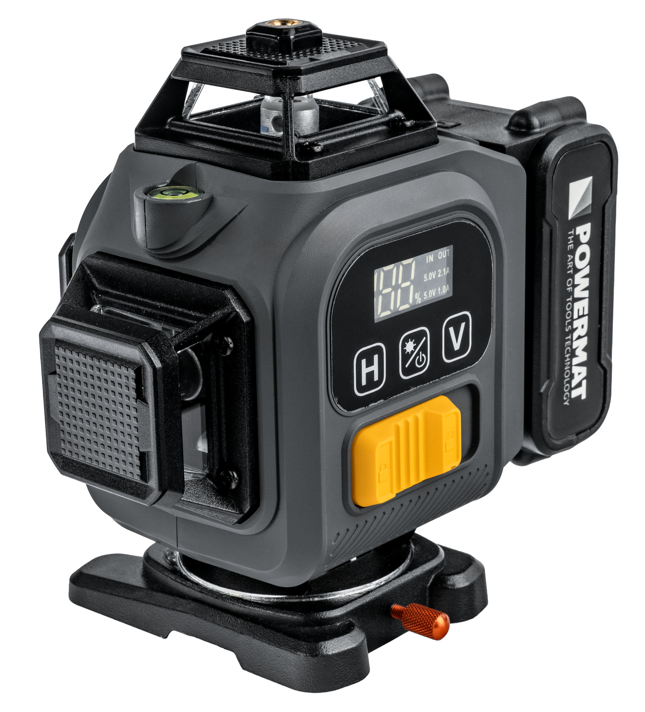 Kryžminis lazerinis nivelyras Powermat PM-PLK-4DM3 — nuotrauka 1
