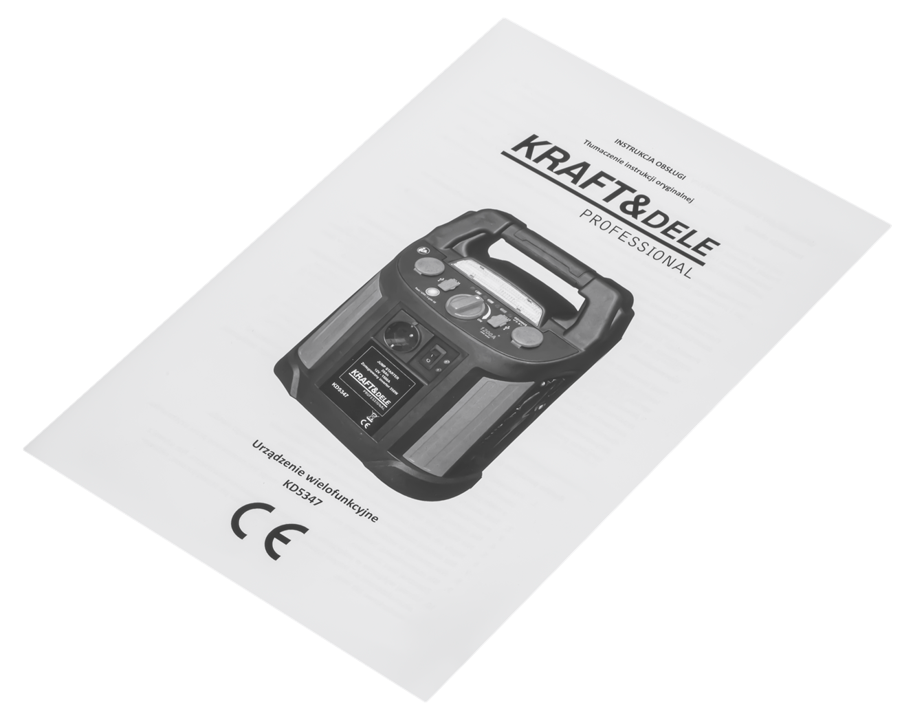 Kraft&Dele KD5347 užvedimo stotelė, 12 V, 26 Ah, 1200/700 A nuotrauka 4