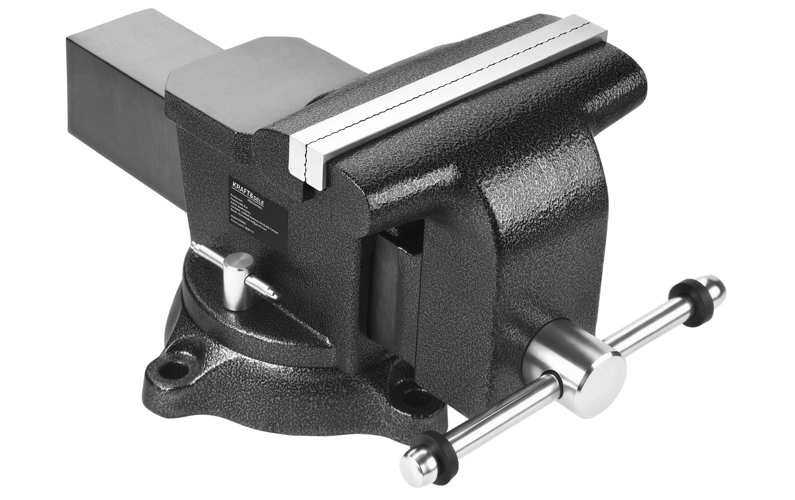 Kraft&Dele KD3683 pasukamas šaltkalvio spaustuvas su priekalu, 200 mm nuotrauka 3