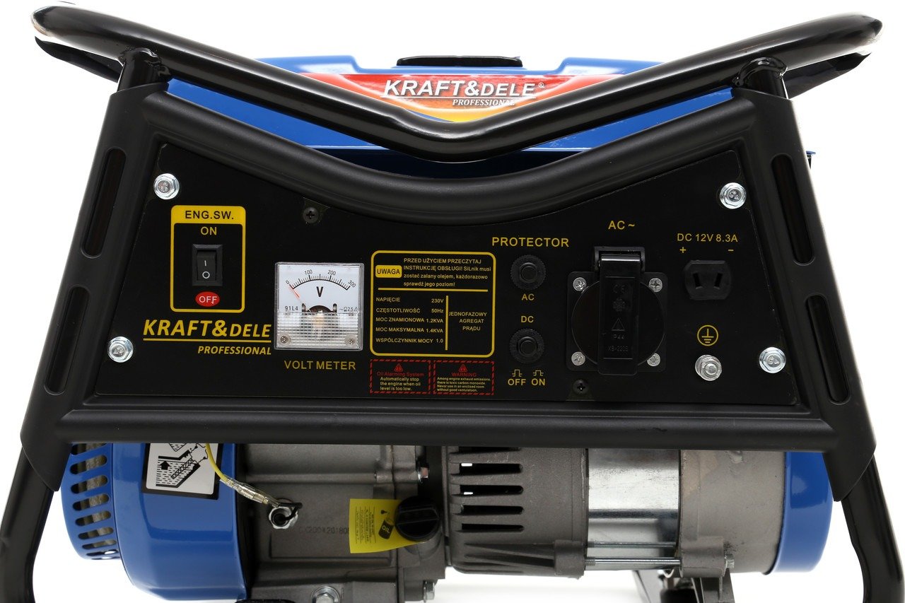 Generatorius KD140, 1500 W, 12/230 V (vienfazis) nuotrauka 6