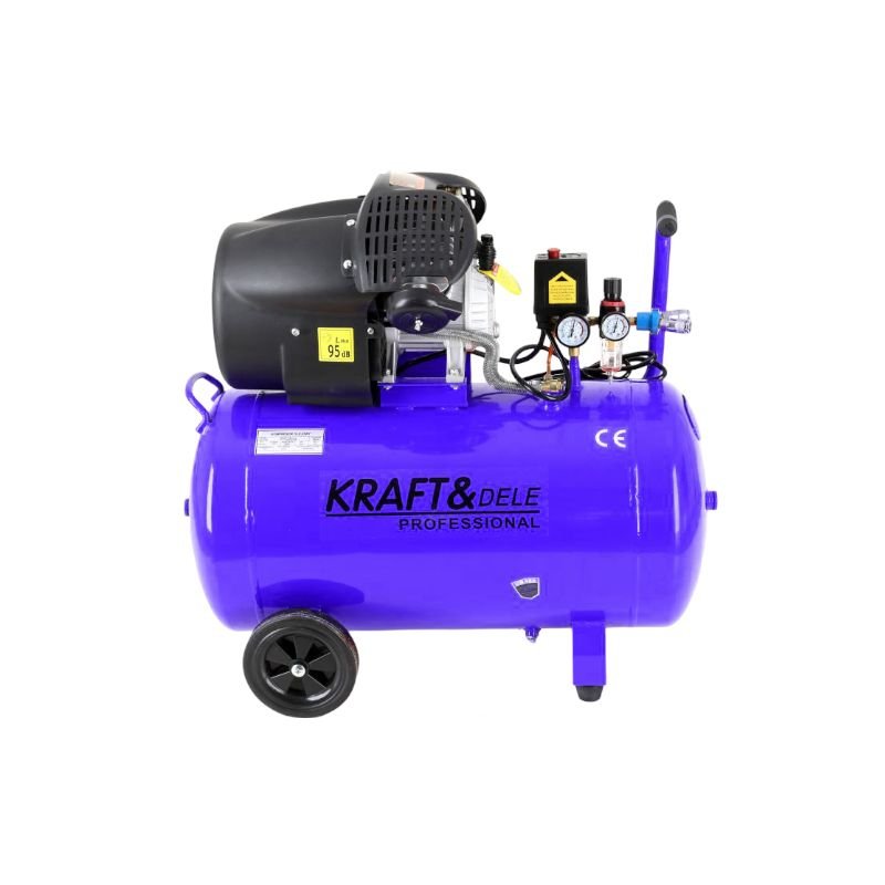 Kraft&Dele KD4065 tepalinis oro kompresorius, 100 l, 3 kW, 230 V — nuotrauka