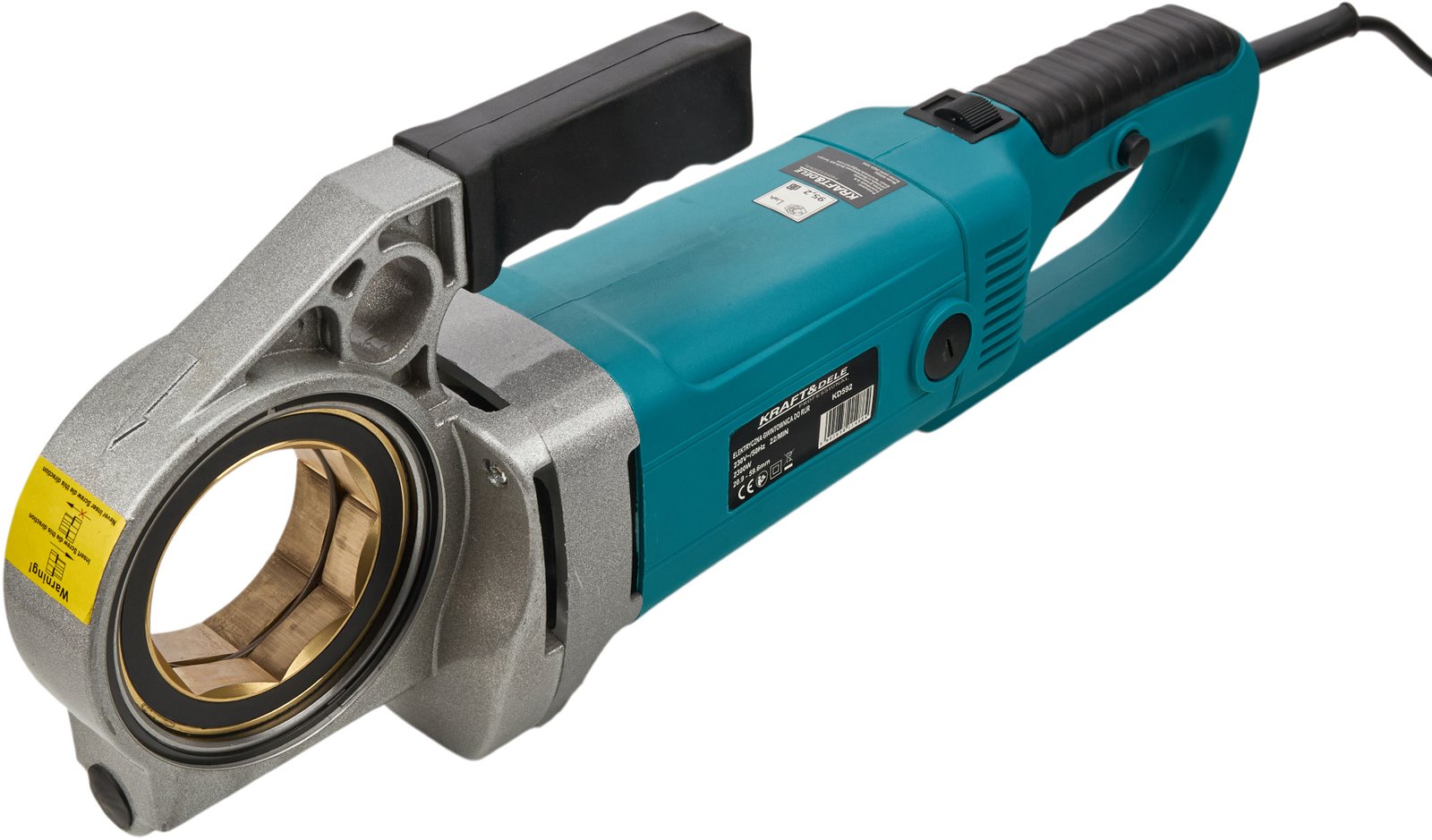 KRAFT&DELE KD592 elektrinis vamzdžių sriegiklis, 2300 W (6 dalių rinkinys) nuotrauka 6