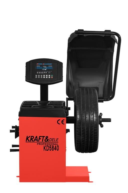 KRAFT&DELE KD5840 ratų balansavimo staklės, pusiau automatinės, su lazerio žymekliu, 230 V nuotrauka 8