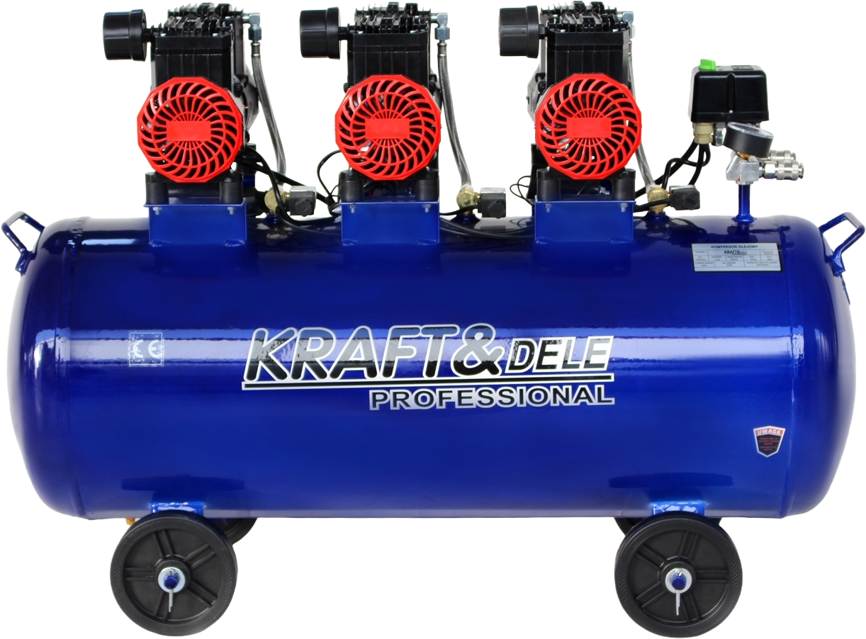 Bealyvis oro kompresorius KD4094, 100 l talpa, 660 l/min našumas — nuotrauka