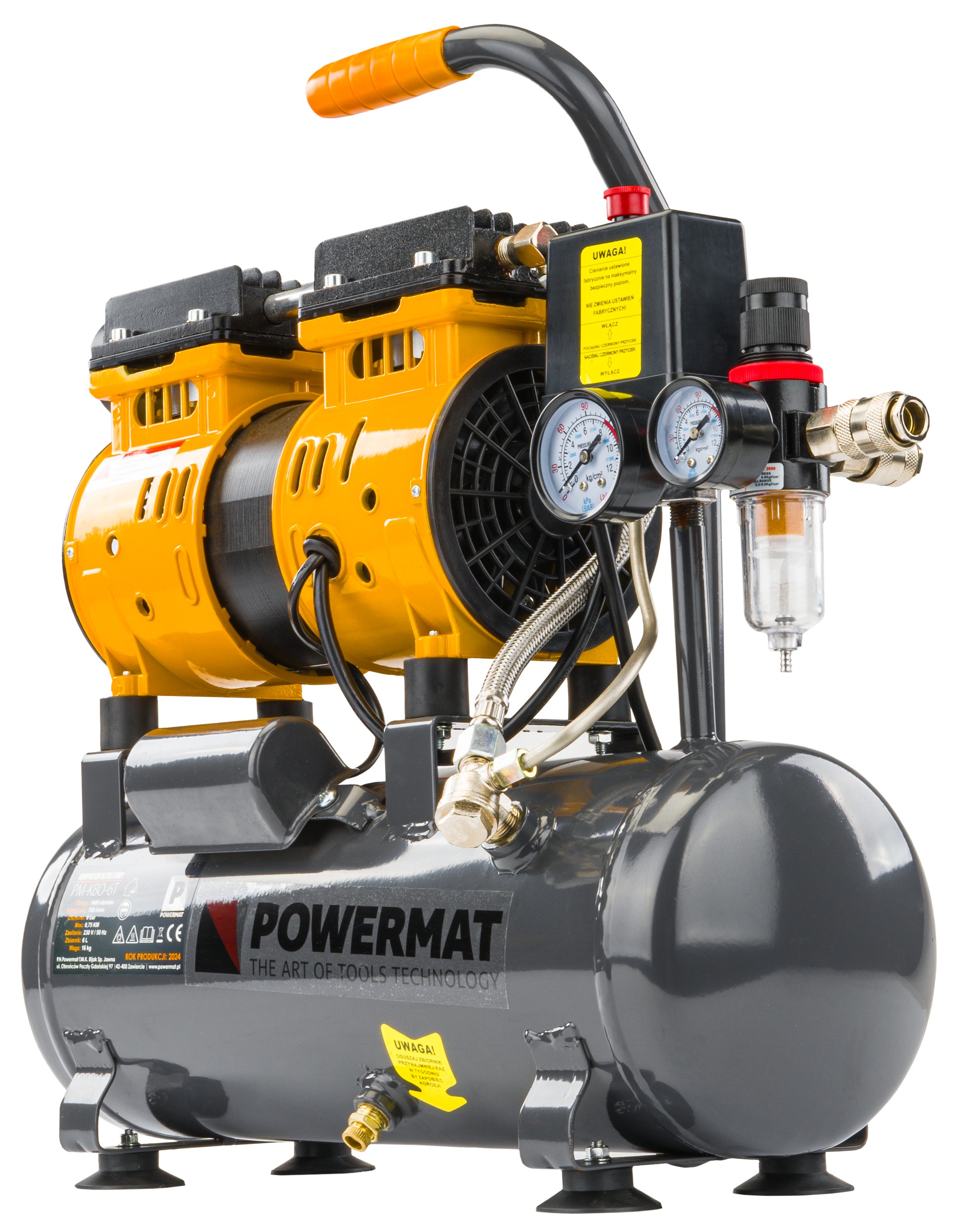 Powermat PM-KBO-6T bealyvis oro kompresorius