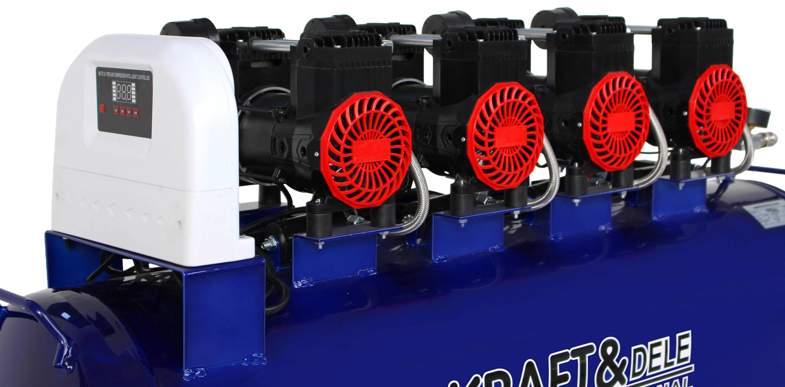 Kraft&Dele KD4095 bealyvinis oro kompresorius, 120 l, 7 kW, 400 V (4 cilindrai) nuotrauka 3