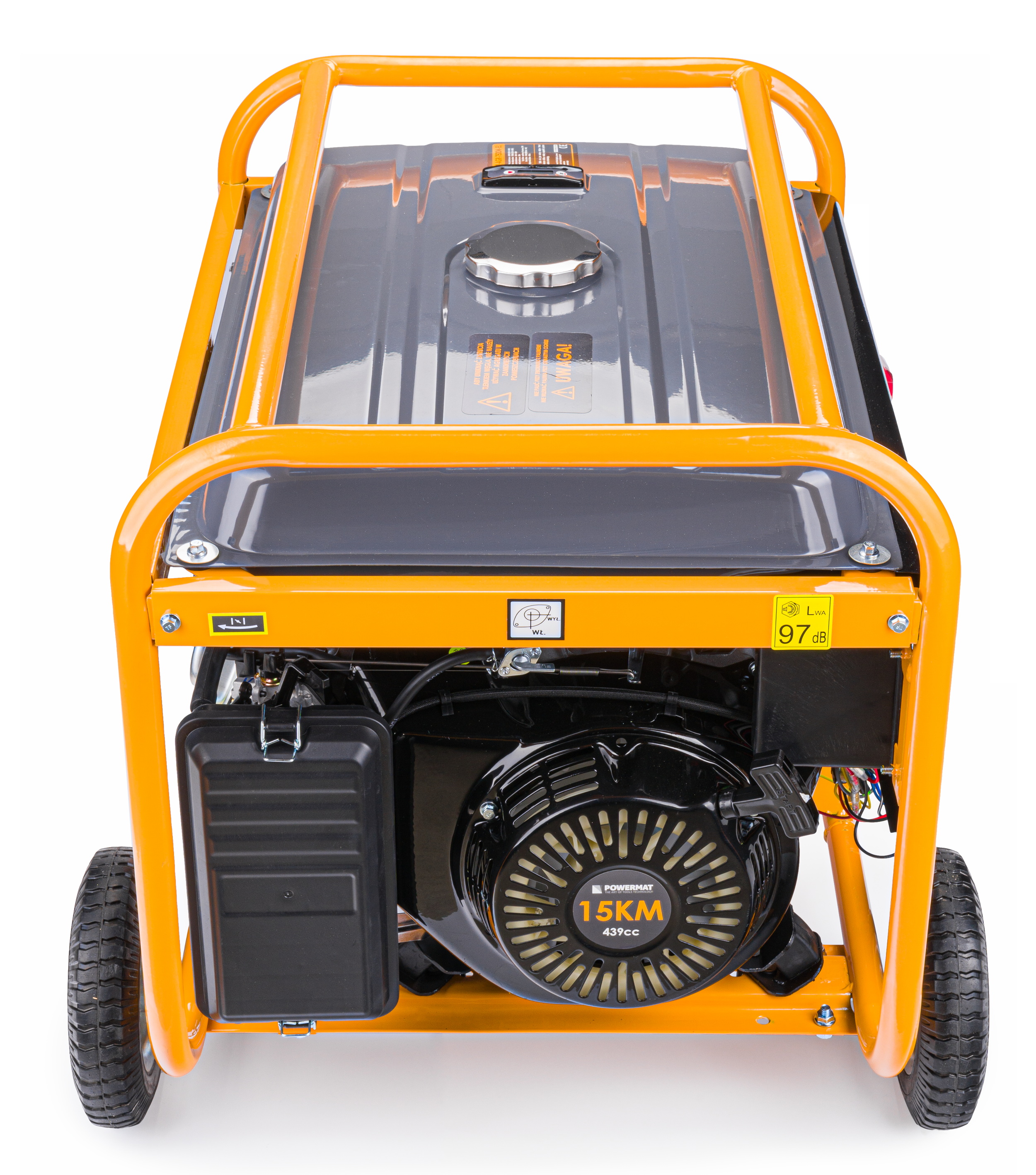 Powermat PM-AGR-7500M-EL trifazis generatorius su AVR, 7,5 kW, 230/400 V — nuotrauka
