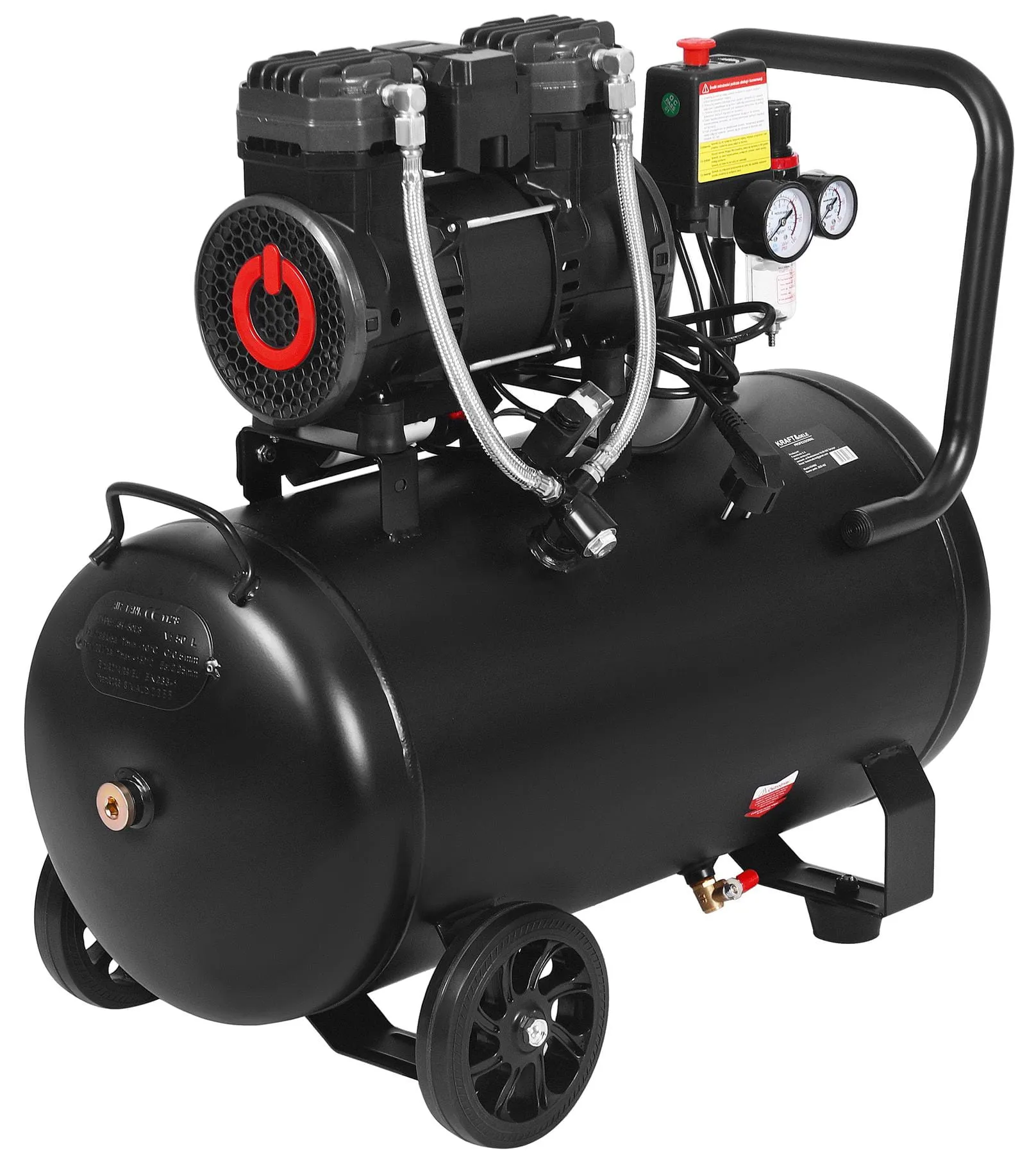 Kraft&Dele KD4082 betepalinis oro kompresorius 50 l, 2500 W nuotrauka 4